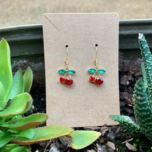 🍒✨Cherry earrings